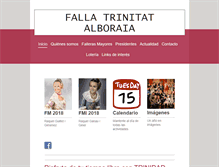 Tablet Screenshot of fallatrinitat.com